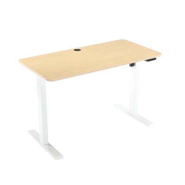 1.2M Sit And Stand Desk In Natural Carousel 2