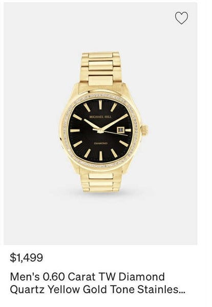 Gold Plated Stainless W/ Diamond. Must Sell.. Carousel 1