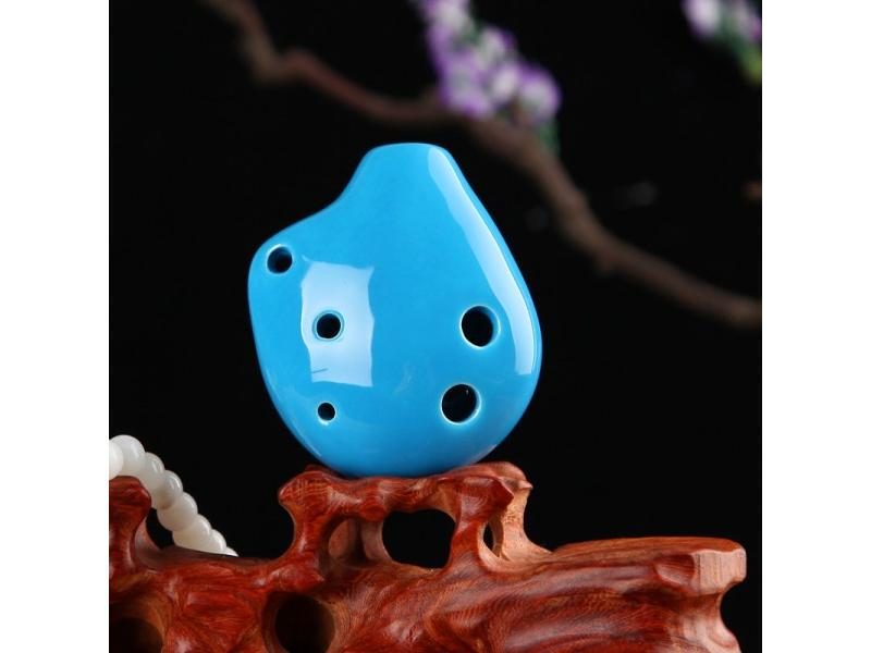 1 PCs Small Flute Color Ocarina 6 Holes Mini Instrument For Kids Carousel 1
