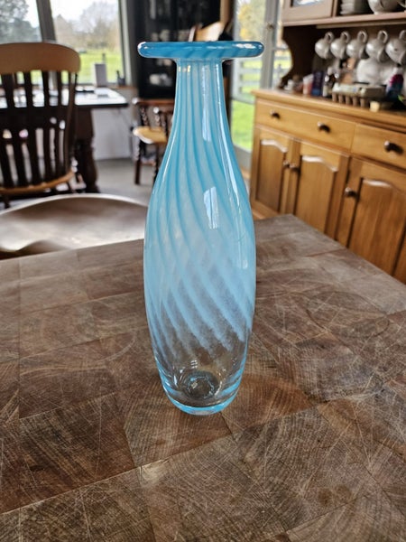 VINTAGE JOAN O'LEARY ART GLASS VASE Carousel 2