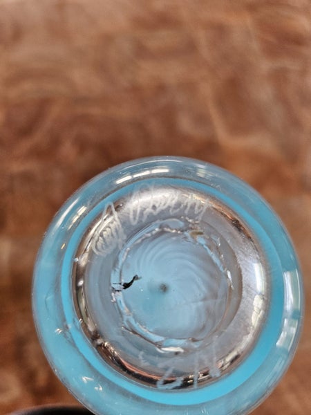 VINTAGE JOAN O'LEARY ART GLASS VASE Carousel 5