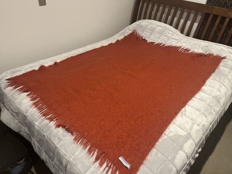 New Zealand Windermere Mohair wool Throw Carousel 3