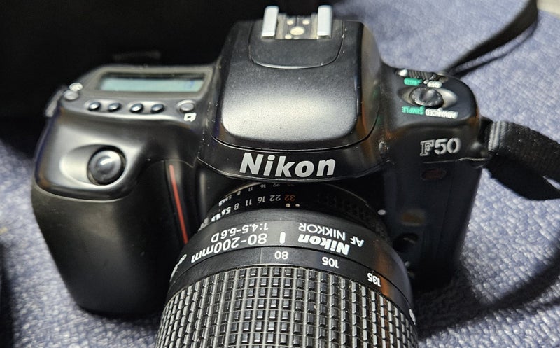 Nikon F50 35MM SLR Film Camera + Lens Carousel 2