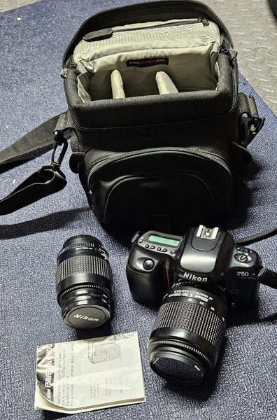 Nikon F50 35MM SLR Film Camera + Lens Carousel 1