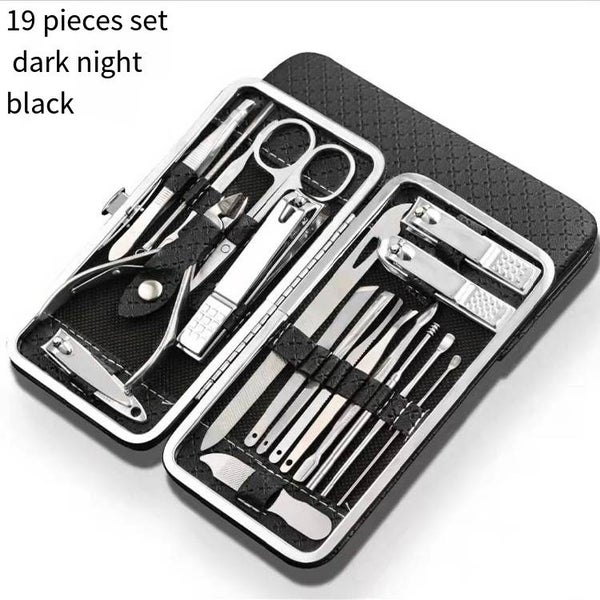 Home Nail Clipper Set Of 18 Pieces Large Size Dead Skin Pliers Diagonal To Carousel 1