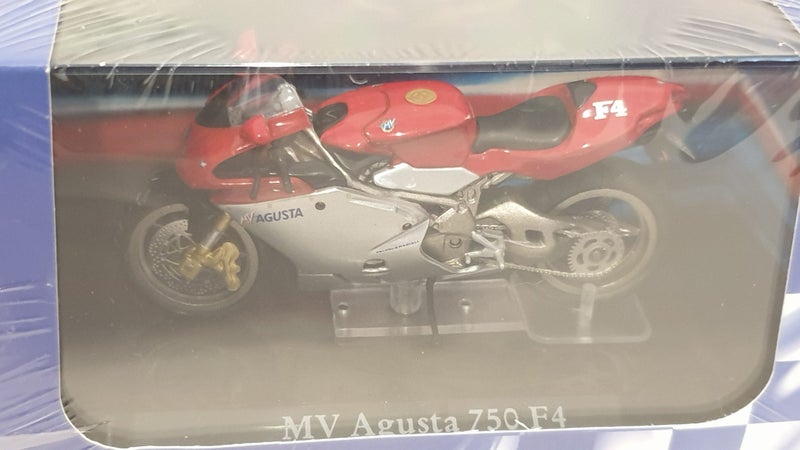 MV AGUSTA 750 F4 SUPERBIKE 1:24 SCALE MODEL SUPERBIKES COLLECTION 1 ONLY Carousel 2