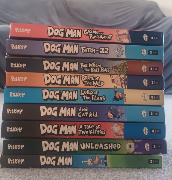 Dog man book set (9 books) Carousel 1