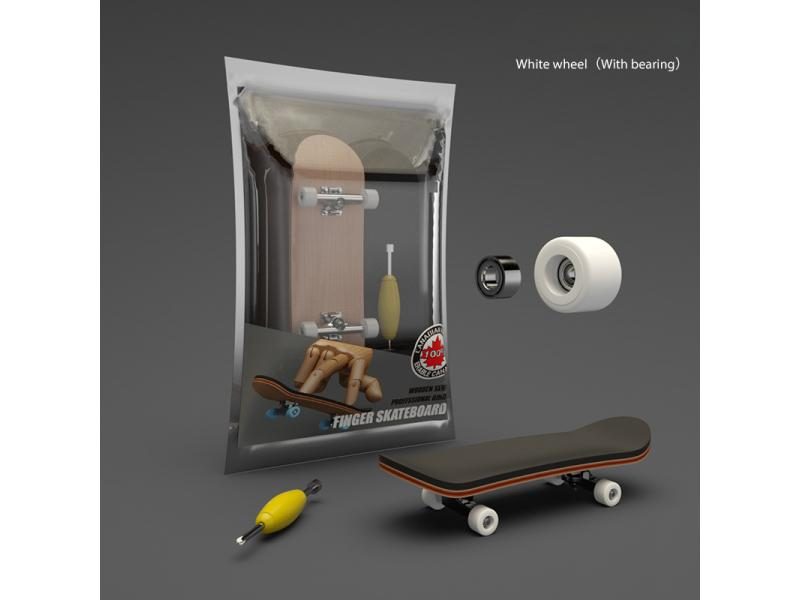 Professional Finger Skateboard Five-Layer Maple Wood Bearing Alloy Wheel Carousel 1