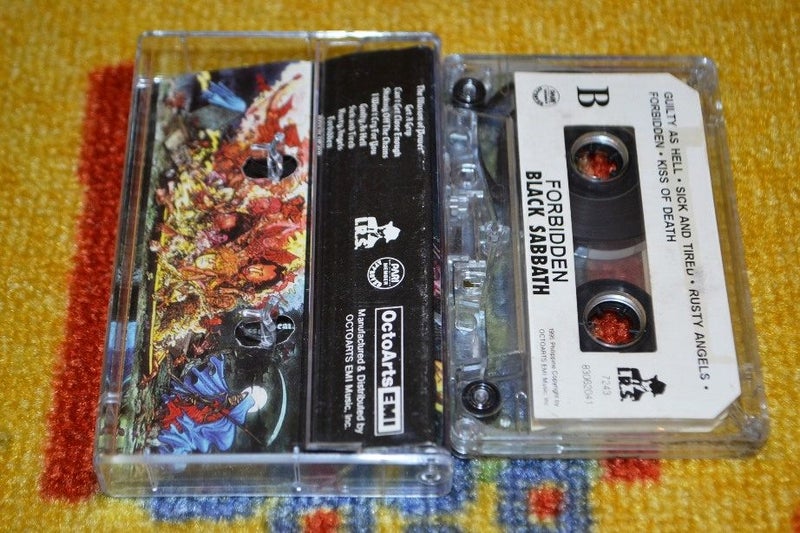 BLACK SABBATH Forbidden CASSETTE TAPE Carousel 2