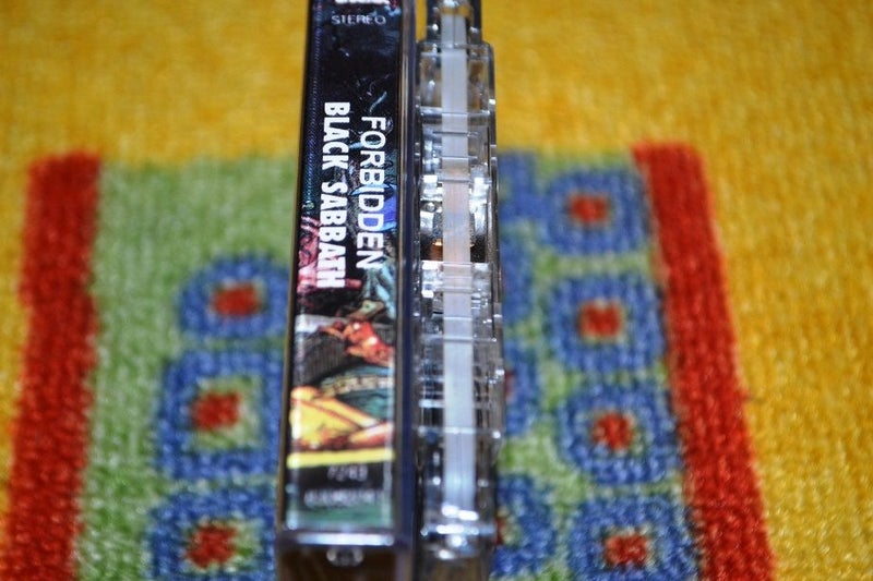BLACK SABBATH Forbidden CASSETTE TAPE Carousel 3