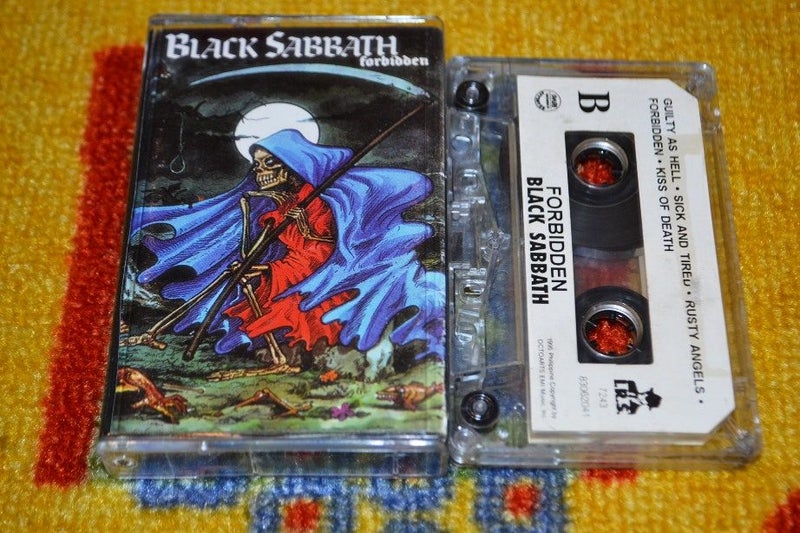 BLACK SABBATH Forbidden CASSETTE TAPE Carousel 1