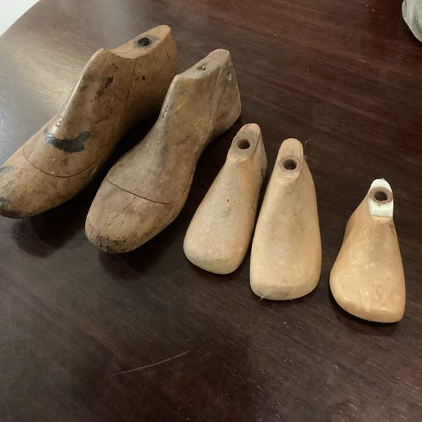 Five Wooden Shoe Lasts including Baby’s Carousel 1