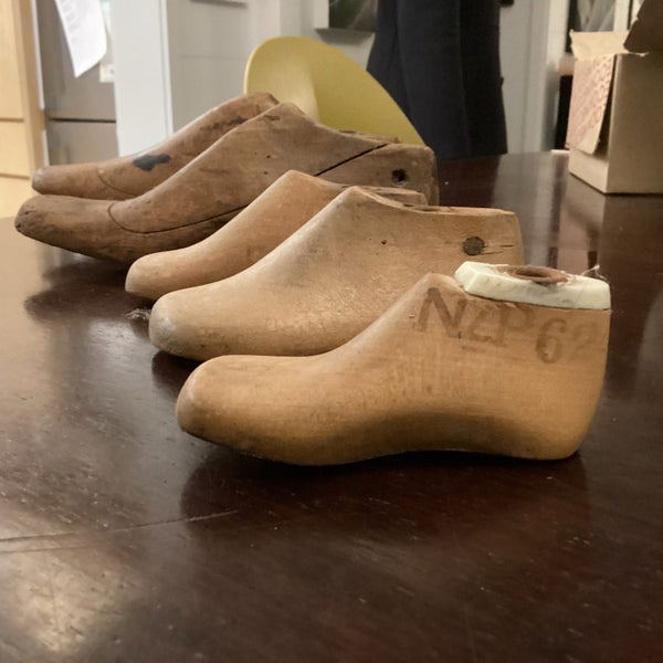 Five Wooden Shoe Lasts including Baby’s Carousel 9