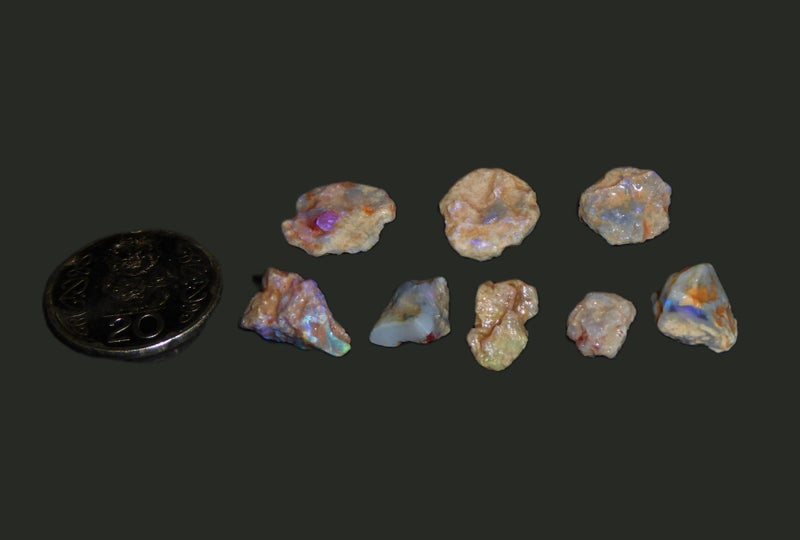 Australian Rough Opals - Eternity Carousel 2