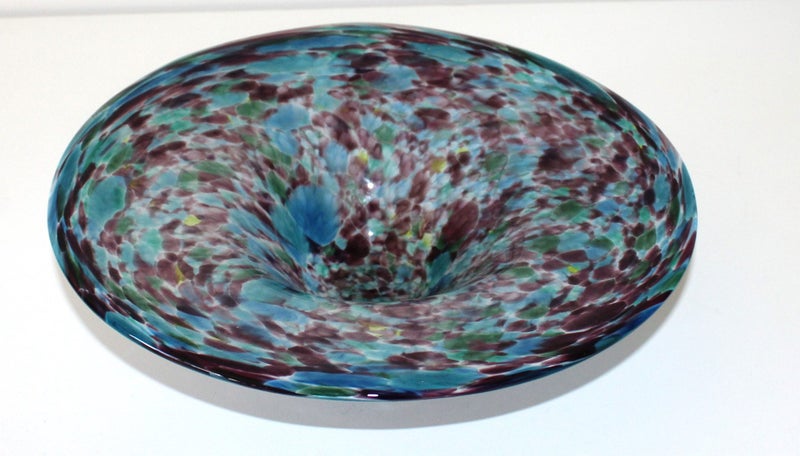 +++ IMPRESSIVE SIGNED ART GLASS BOWL +++ Carousel 1