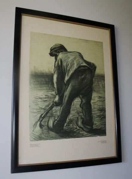 +++ VINCENT VAN GOGH "DIGGING PEASANT" PRINT +++ Carousel 1