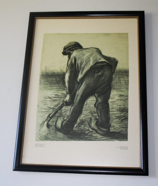 +++ VINCENT VAN GOGH "DIGGING PEASANT" PRINT +++ Carousel 1