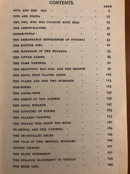 Vintage book Folktales of the Maori 1907 reprint Carousel 5