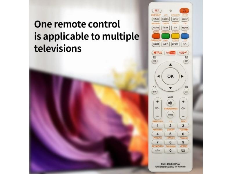 Universal RM-L1130 X Replacement Remote Control For Television TV RM-L113 12 Carousel 1