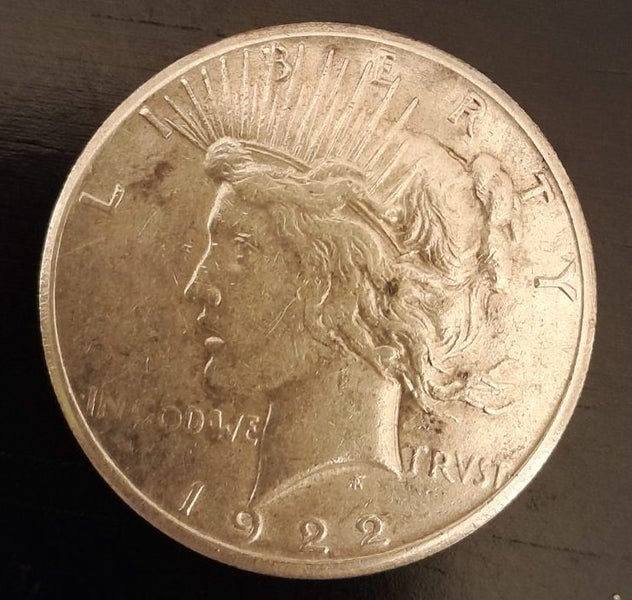 1922 Peace Dollar $1 Auction Carousel 1