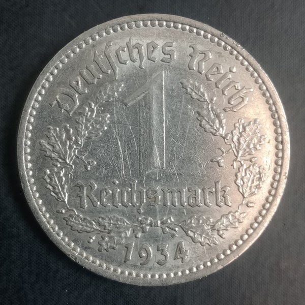 Nazi Germany 1934-A One Reichsmark Coin Carousel 2
