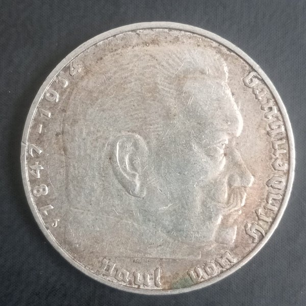 Nazi Germany 1939-J Silver 2 Reichsmark Coin Carousel 2
