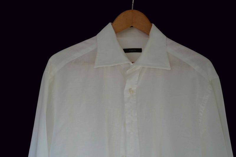 Bugatta - White Long Sleeve Mens Dress Shirt63616365689986113