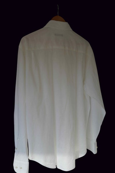 Bugatta - White Long Sleeve Mens Dress Shirt63616365689986111