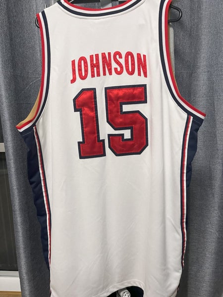 Vintage Nike USA Olympic Dream Team Basketball Magic Johnson Jersey Carousel 2
