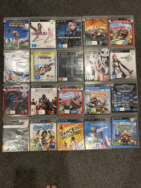 PS3 CECHC02 and Games Carousel 9