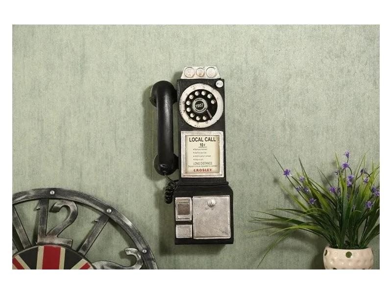 Retro Vintage Telephone Model Wall Hanging Furniture Phone Crafts Gift For Carousel 1