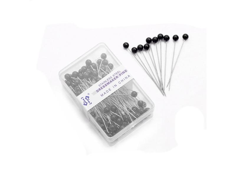 Hot Sale 100Pcs Sewing Pins 38mm Pearl Ball Head Push Pins Straight Quilting Carousel 1