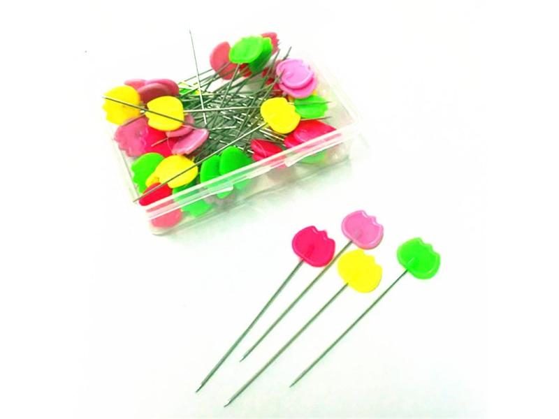 New 50Pcs Dressmaking Pins Embroidery Patchwork Pins Accessories Tools Sewing Carousel 1