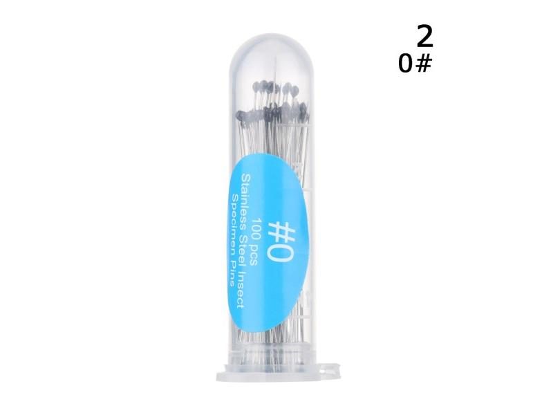 100Pcs Stainless Steel Specimen Pins High Hardness Needle Good Flexibility Pin Carousel 1