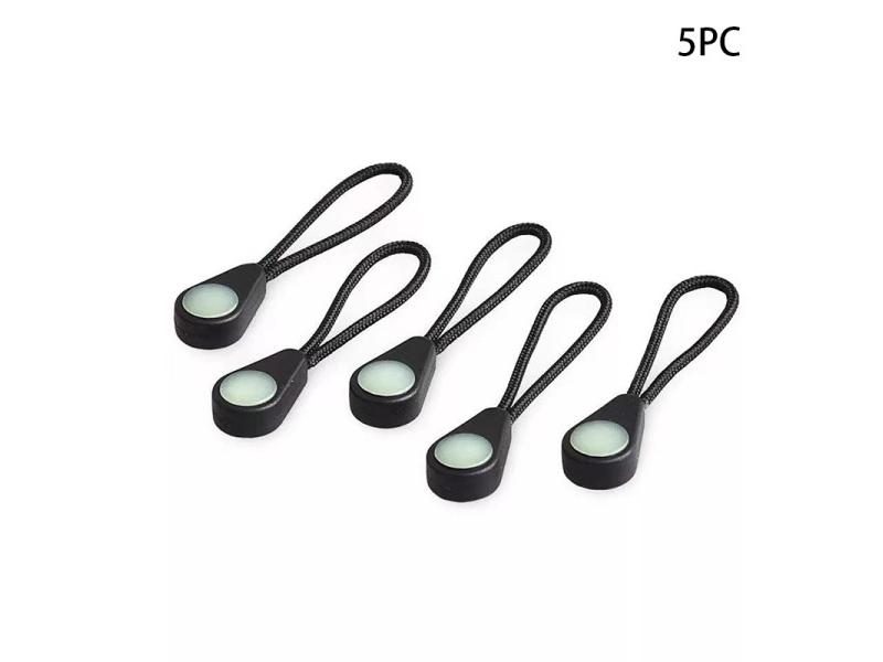 10PC Luminous Zipper Puller Cord Glow Kit For Coats Etc. Outdoor Tool Carousel 1