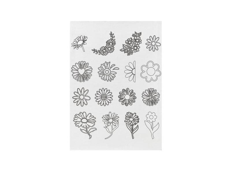 Hand Embroidery Pattern Stick Transfer Patch Paper For Clothes Backing DIY Carousel 1