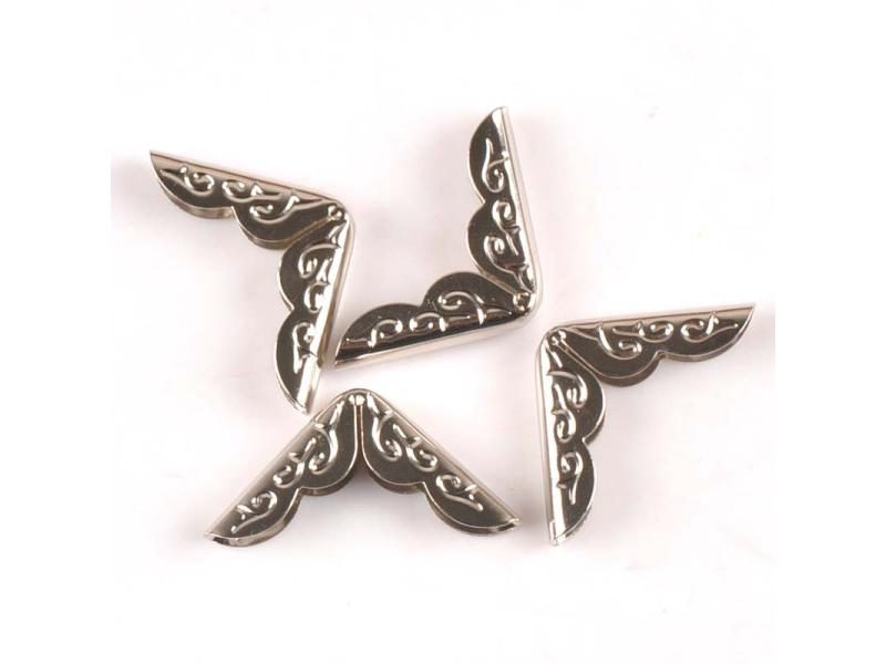 50Pcs Mixed Flower Lace Book Corner DIY Metal Albums Menus Folders Photo Carousel 1