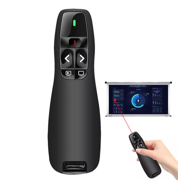 Wireless Presenter Remote Presentation Pointer Clicker Carousel 10