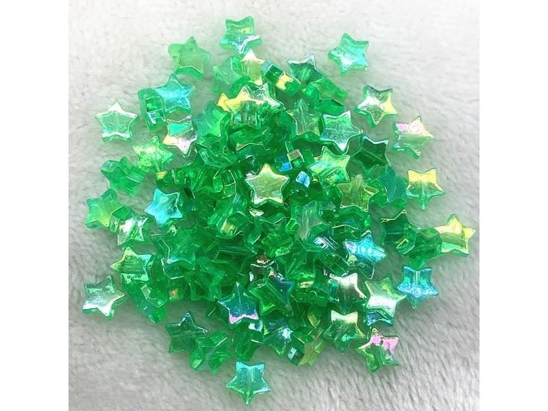 50pcs 11mm Transparent Five-pointed Star Acrylic Beads For Jewelry DIY Carousel 1