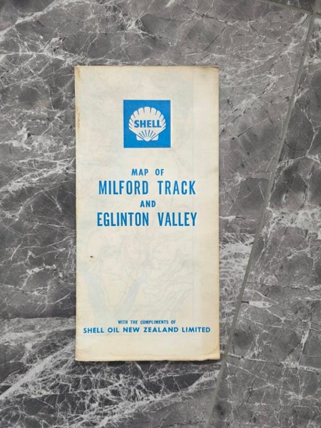 Vintage 1960s SHELL Map of Milford Track and Eglington Valley - Wall Art Carousel 2