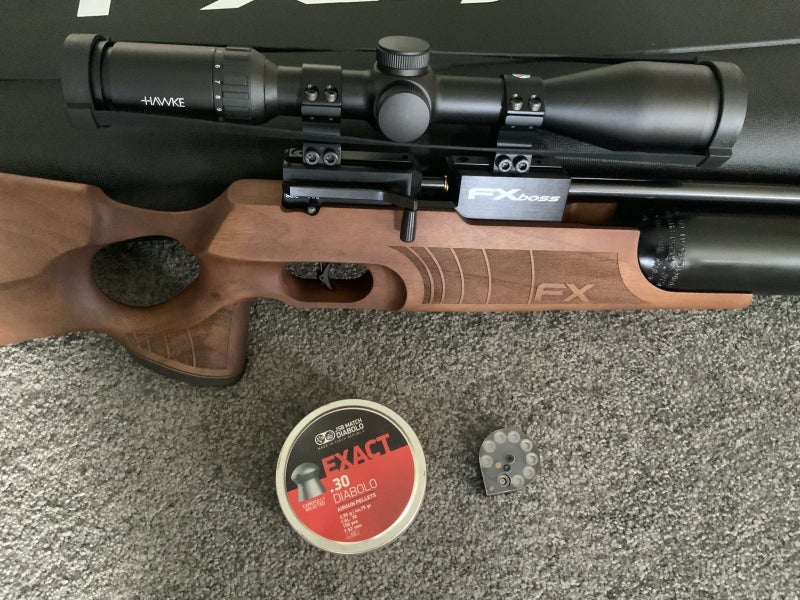 FX Boss 30 caliber PCP air rifle one owner63798833865091111