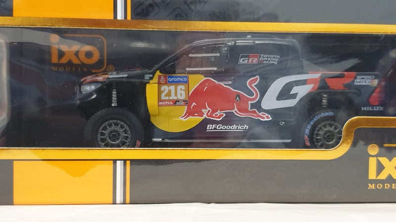 TOYOTA HILUX GR DKR EVO TU1 2024 DAKAR RALLY CAR 1:43 SCALE IXO DETAILED MODEL Carousel 2