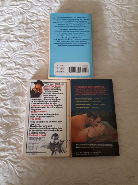 Alistair MacLean Books - $1.00 each Carousel 2