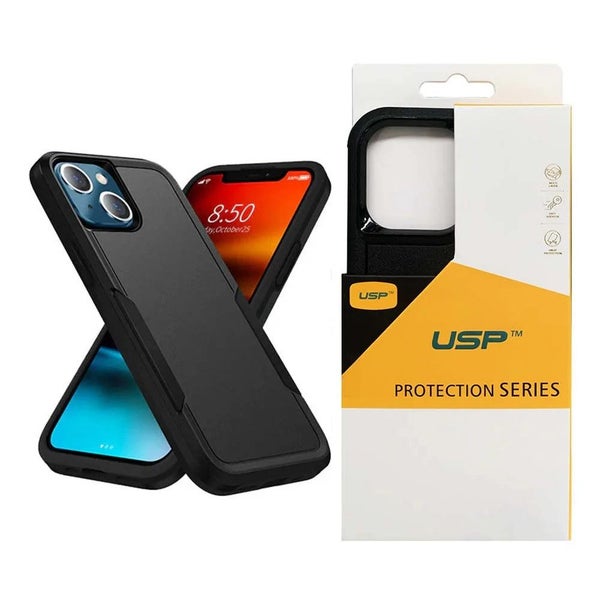 USP Apple iPhone 16e 5G (6.1') Armor Light Case Black - Two Tough Layers, Por... Carousel 1