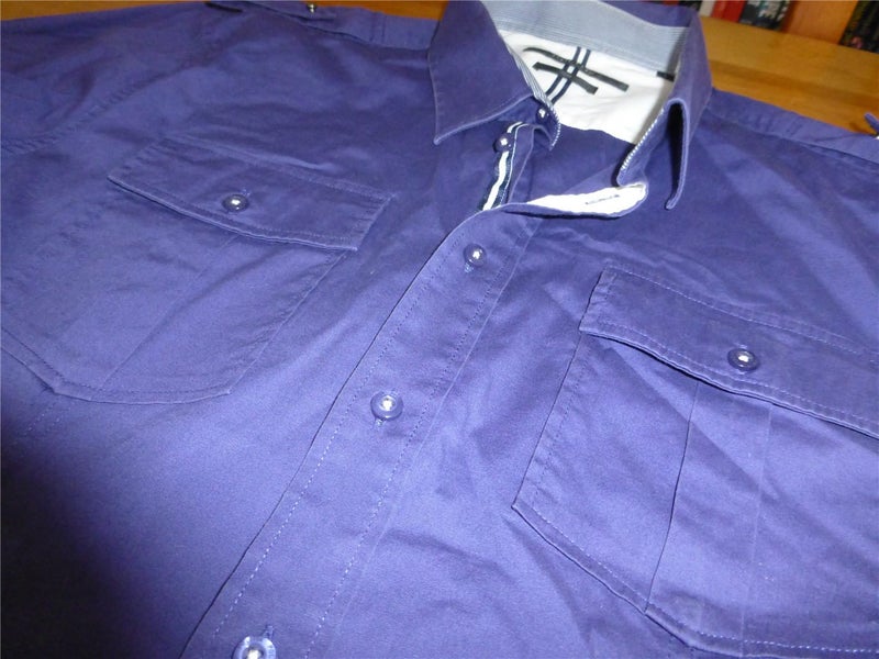 Politix Blue Mens Dress Shirt63616500357377114