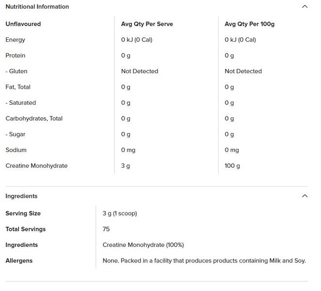 Muscle Nation Creatine 75 Serves Carousel 2