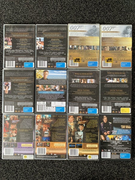 James Bond movies x 12 Carousel 2