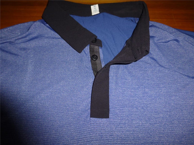 Lululemon Mens Blue Polo Shirt63617317970947112