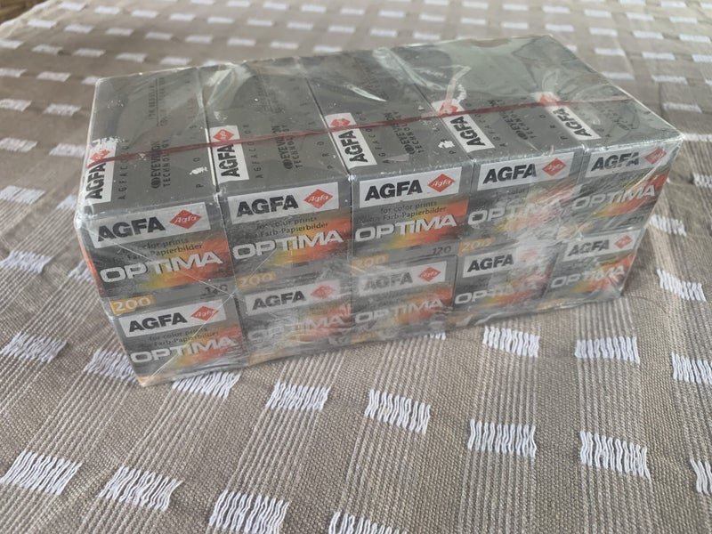 Expired Agfa Optima 200 120 film 10 rolls63616501633283111