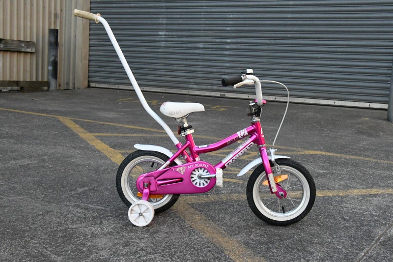 Bauer 12inch kids low use bike with trainers GLENFIELD Carousel 1
